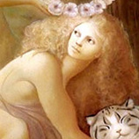 D 0137 Leonor Fini - The crowning of the happy cat
