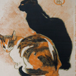 D 0087 Theophile Alexander Steinlen - De katten van A La Bodini�re